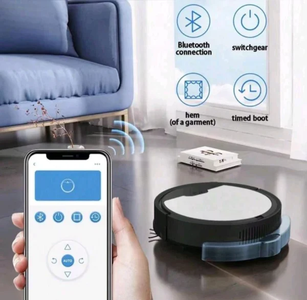 Robot aspirateur intelligent – Compact, autonome et efficace pour tous types de sols – Image 2
