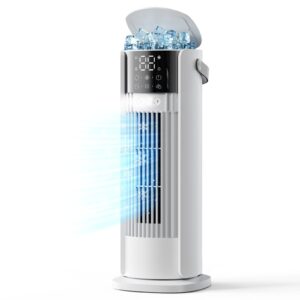 Mini climatiseur portable 3-en-1 – Ventilateur, Rafraîchisseur & Humidificateur